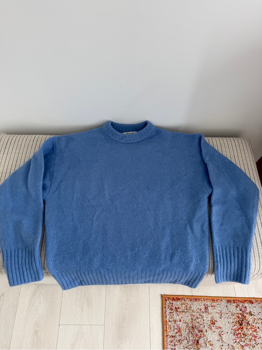 Madewell Cornflower Blue Crewneck Sweater